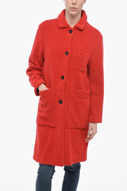 women's coats for those who believe in investing in quality fashionWoolrich Bouclè Wool HAZELTON Coat