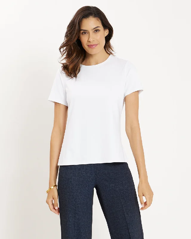 women's tops with flutter sleevesGia Tee - Jude Cloth