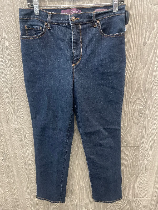 women's denim jeans for a night at the clubJeans Straight By Gloria Vanderbilt In Blue Denim, Size: 12