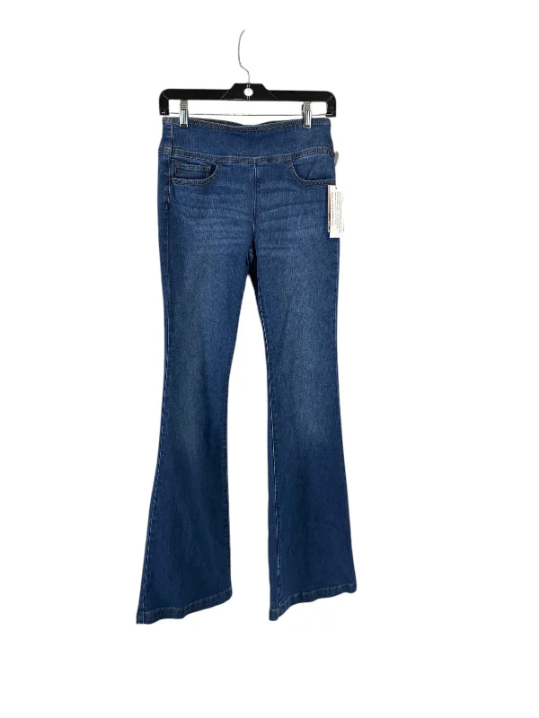 women's denim jeans with frayed edgesJeans Flared By Sofia By Sofia Vergara In Blue Denim, Size: 4