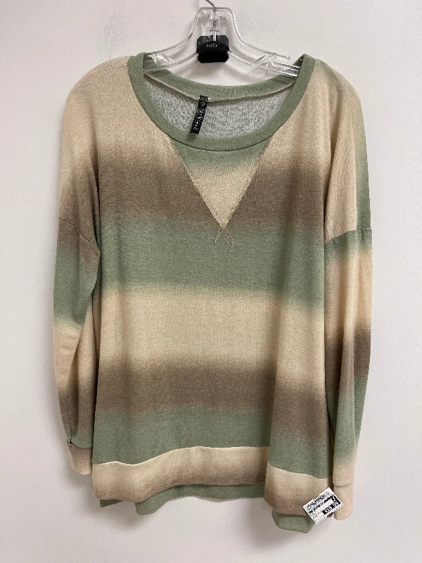 women's tops that offer a perfect blend of style, comfort, and affordabilityTop Long Sleeve By Clothes Mentor In Green, Size: S