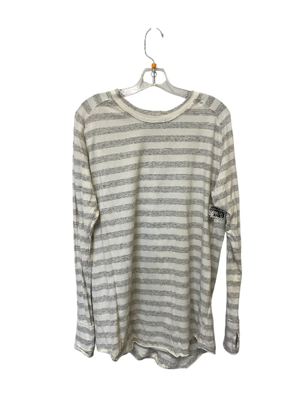 women's tops for vintage fashion enthusiastsTop Long Sleeve By We The Free In Striped Pattern, Size: S