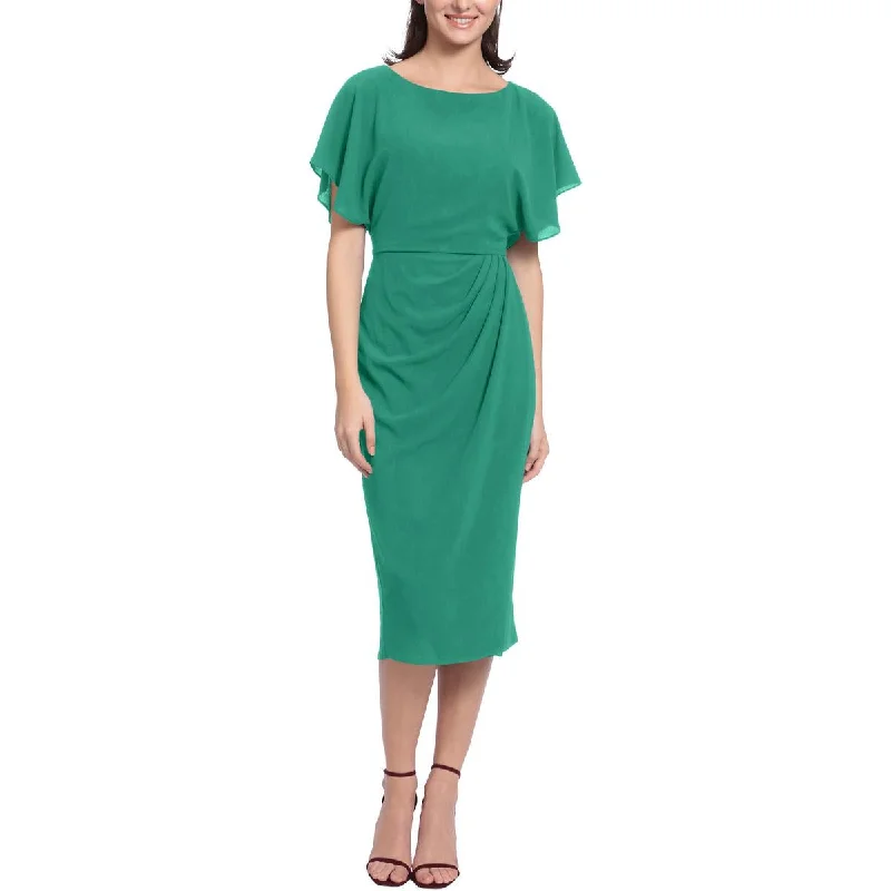 women's wedding guest dressesMaggy London Womens Midi Office Wear to Work Dress