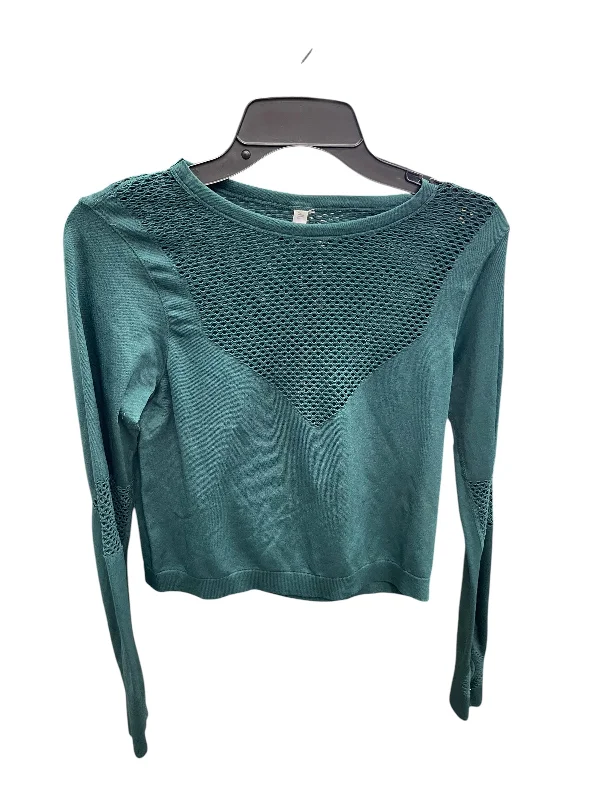 women's tops with cinched waistsTop Long Sleeve By Clothes Mentor In Green, Size: S