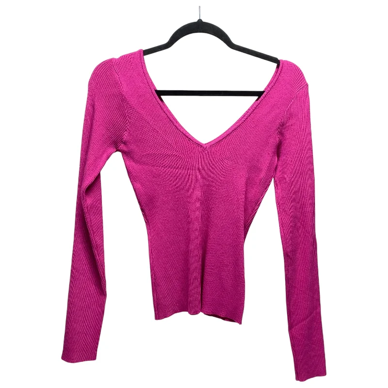 women's tops for those who want to add a personal touch to their wardrobe with unique and one-of-a-kind piecesTop Long Sleeve By Clothes Mentor In Pink, Size: L