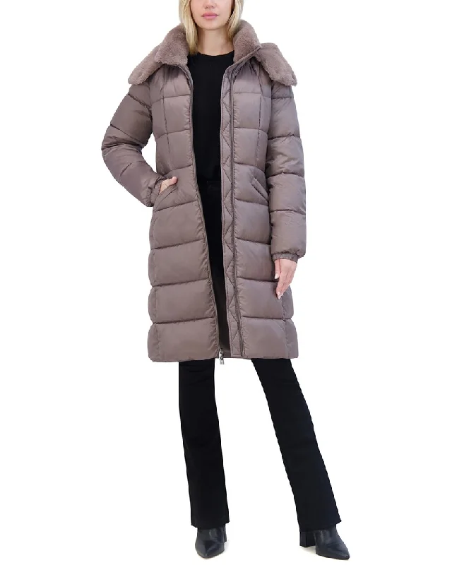 eco-friendly women's coatsTahari Puffer Coat