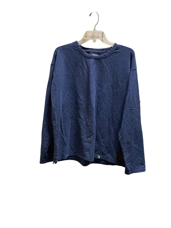 breathable women's tops for summerTop Long Sleeve By Clothes Mentor In Blue, Size: L