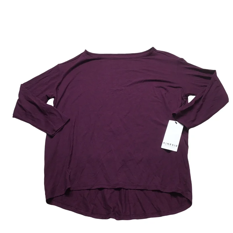 women's tops with flutter sleevesTop Long Sleeve By Clothes Mentor In Purple, Size: S