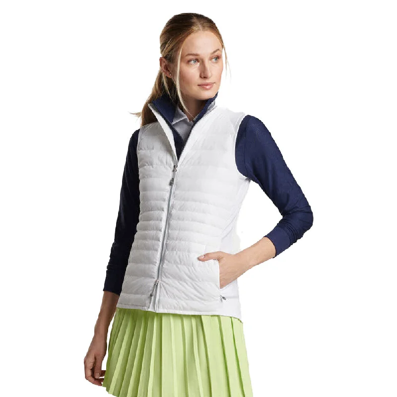 parkas for womenPeter Millar Women's Fuse Hybrid Vest - White*