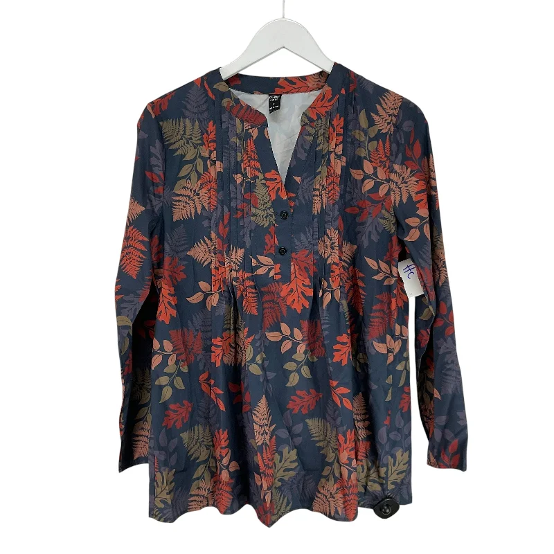 women's tops for glamorous eveningsTop Long Sleeve By Clothes Mentor In Floral Print, Size: S