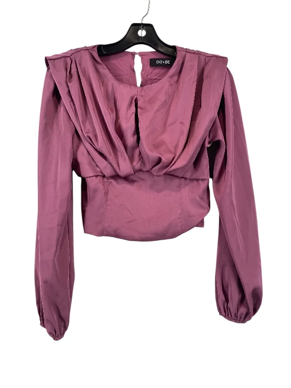 women's tops for those who want to stay on top of the latest fashion trends and wear pieces that are both stylish and on-trendTop Long Sleeve By Clothes Mentor In Purple, Size: S