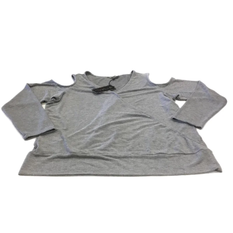 women's tops for those who want to stay updated with the latest fashion trendsTop Long Sleeve By Clothes Mentor In Grey, Size: Xl