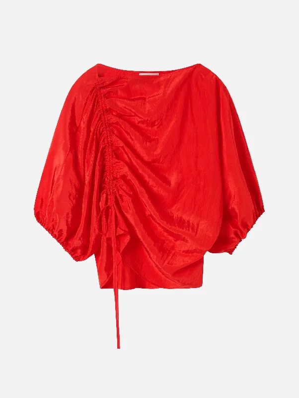 women's tops for those who believe in expressing their individuality through fashionKiki Blouse in Scarlet