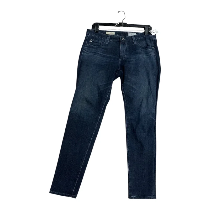 women's cropped denim jeansJeans Straight By Ag Jeans In Blue Denim, Size: 30