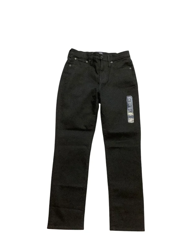 women's denim jeans with fake pocketsJeans Straight By J. Crew In Black, Size: 4