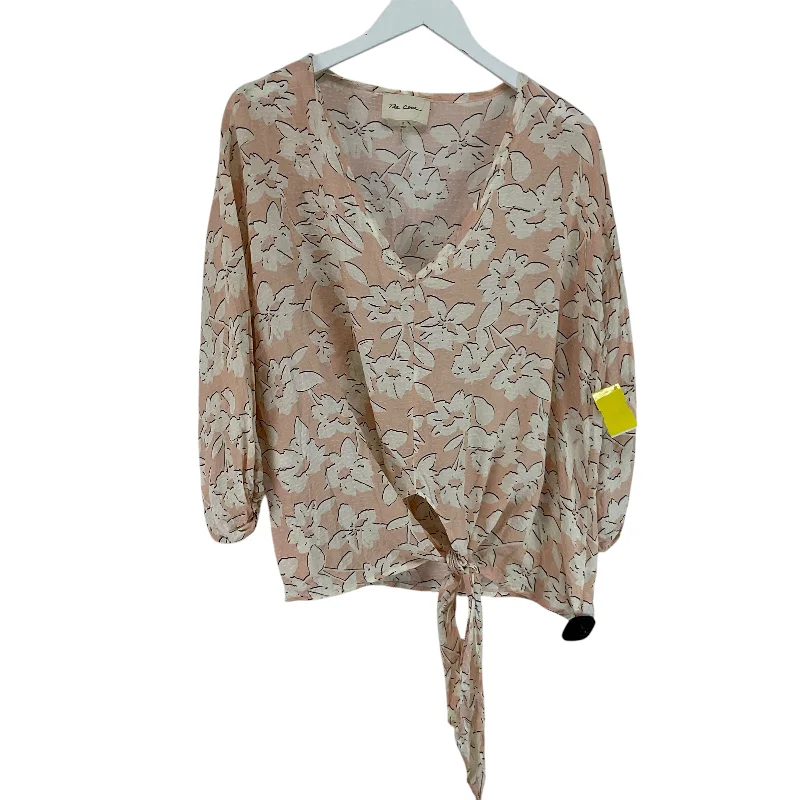 women's tops made from cottonTop Long Sleeve By Clothes Mentor In Floral Print, Size: S