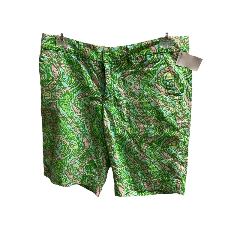 women's patched shortsGreen Shorts Lilly Pulitzer, Size 2