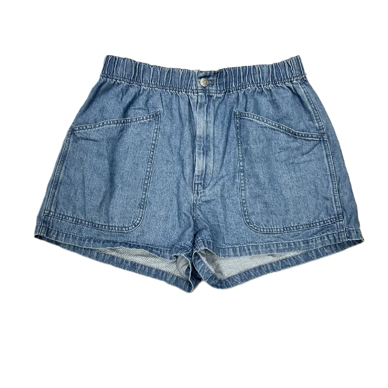 women's cycling shortsBlue Denim Shorts By Madewell, Size: 10