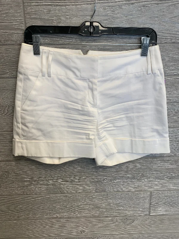 women's satin shortsWhite Shorts Express, Size 0