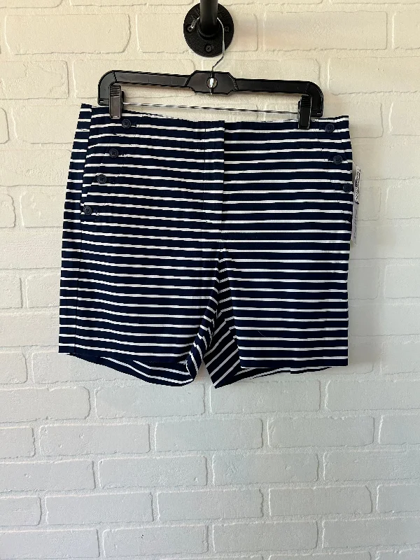 women's elastic waist shortsBlue & White Shorts Talbots, Size 10petite