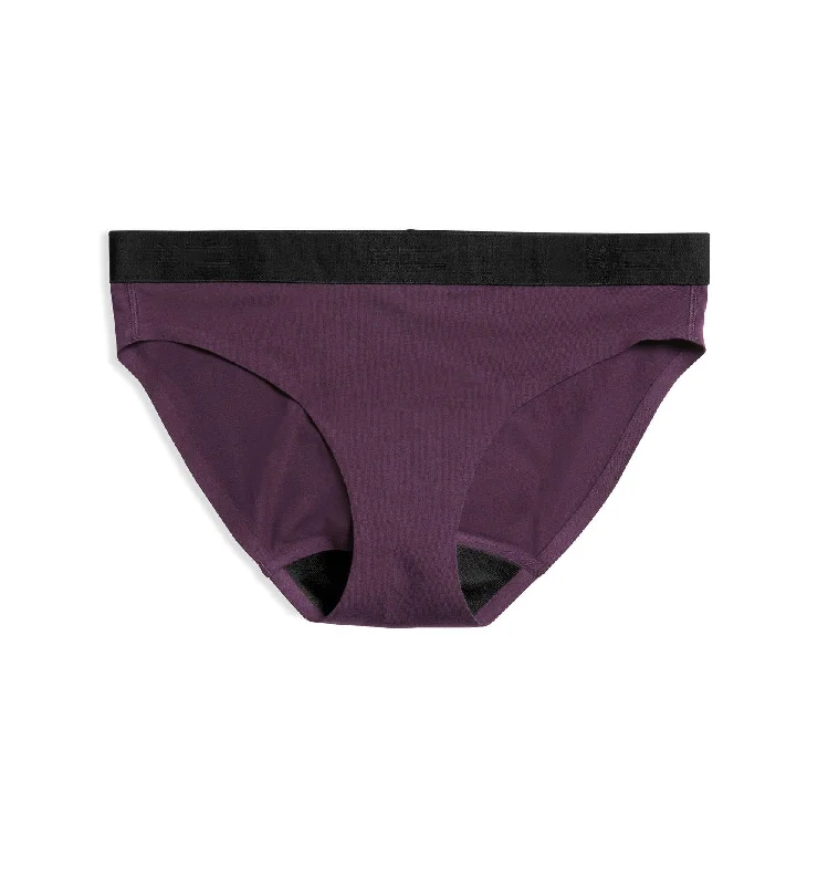 Plus-Size Female SwimwearFirst Line Leakproof Bikini - Plum X=