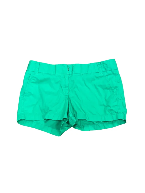 women's patterned shortsGreen Shorts J. Crew, Size 2