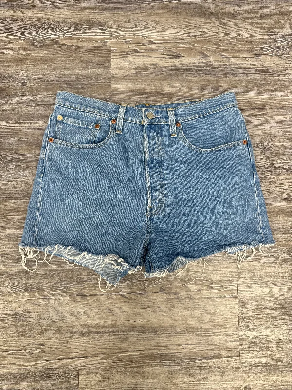 women's floral shortsBlue Denim Shorts Levis, Size 14