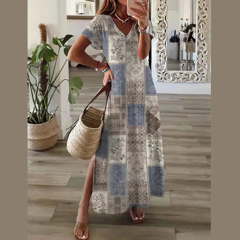 women's beach dressesBohemian Maxi Summer Dress, Boho Dress For Women