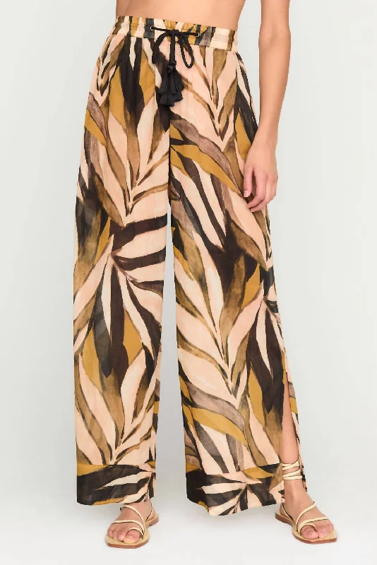 women's sophisticated pantsAriel Cabana Pants In Tropical Sand