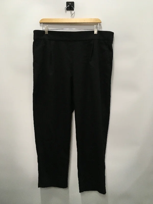 women's relaxed-fit pantsBlack Pants Dress Gap, Size Xl