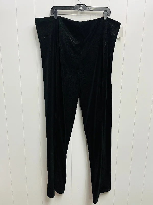 women's party pantsBlack Pants Dress Good American, Size 4x