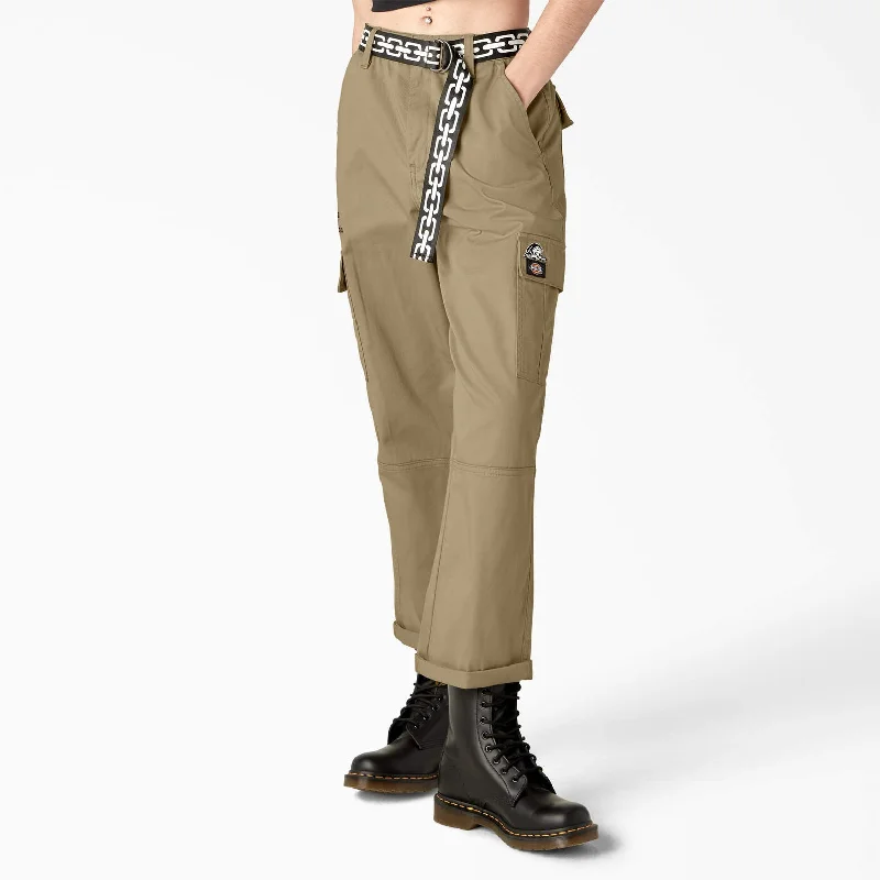 women's flare pantsDickies Dickies x Lurking Class Women’s Relaxed Fit Cropped Cargo Pants