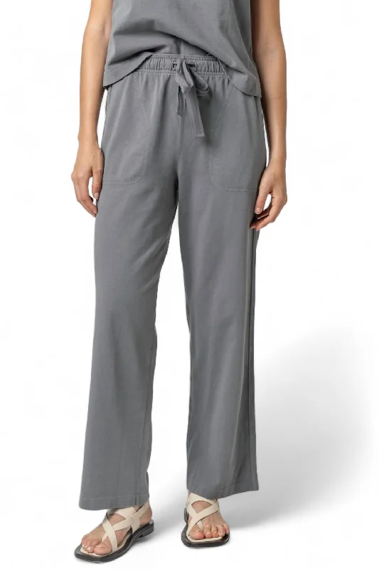 women's slim-fit pantsDrawstring Pant In Granite