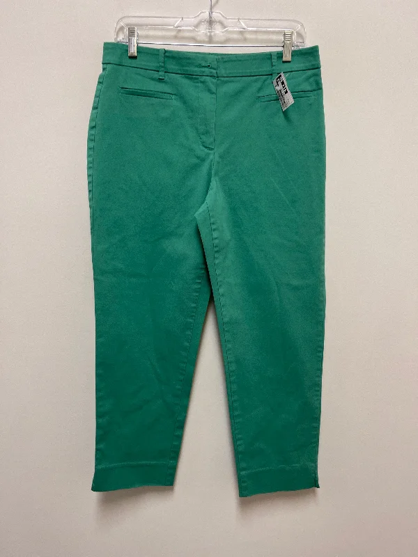 women's luxury pantsGreen Pants Chinos & Khakis Ann Taylor, Size 6