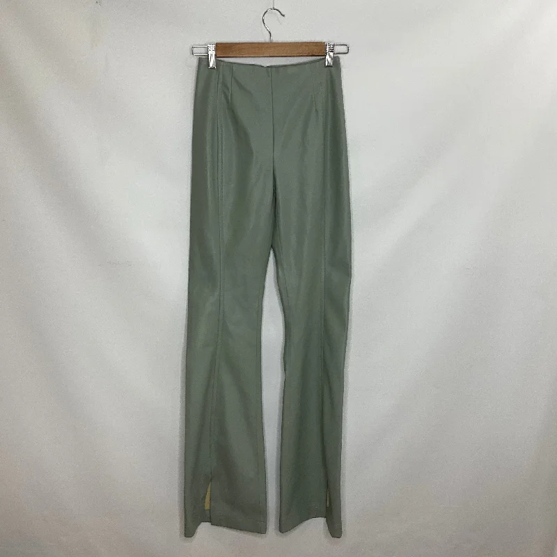 women's button-fly pantsGreen Pants Wide Leg We The Free, Size 0