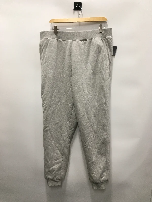 women's vintage pantsGrey Pants Lounge Eddie Bauer, Size Xl