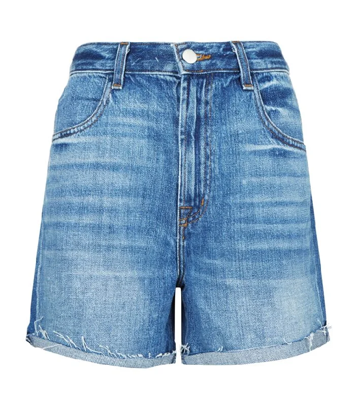 women's adventure pantsJ Brand Joan High Rise Denim Shorts