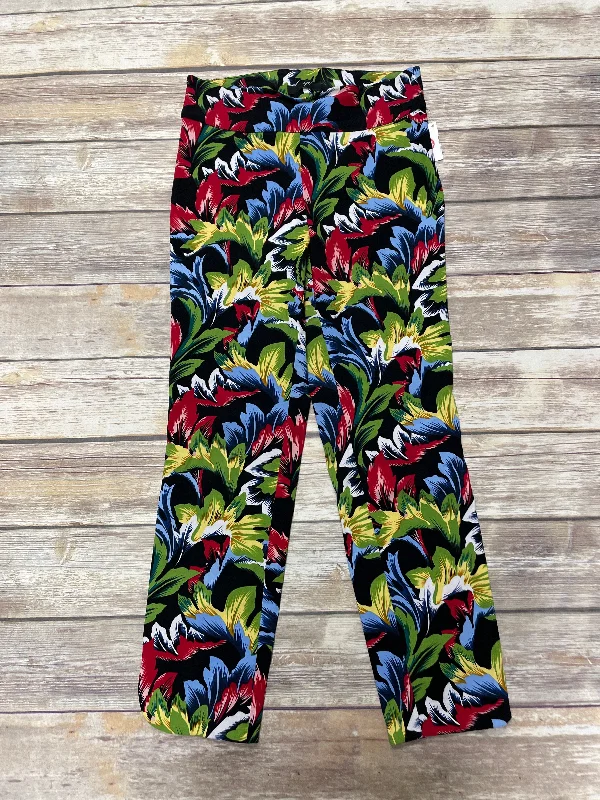 women's velvet pantsMulti-colored Pants Cropped Cme, Size 4