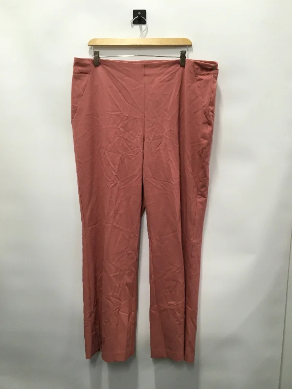 women's spandex pantsPink Pants Dress Roz And Ali, Size 14