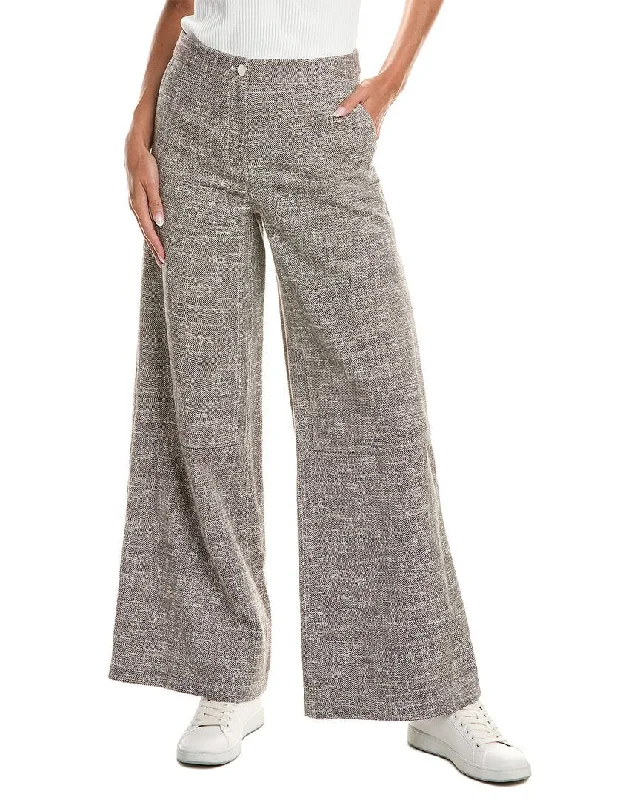 women's low-rise pantsTheory Canvas Tweed Wide Leg Pant