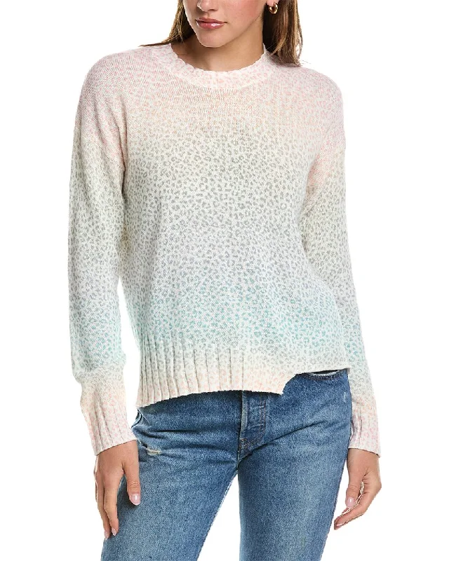 Soft Knitted Sweaters27 Miles Malibu Mini Leopard Print Sweater