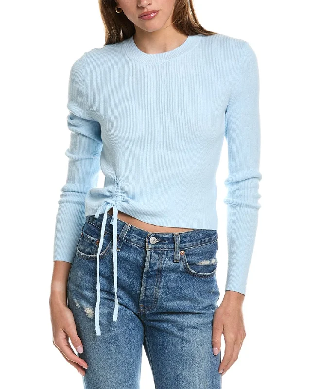 Designer Sweaters27 Miles Malibu Striped Cropped Sweater