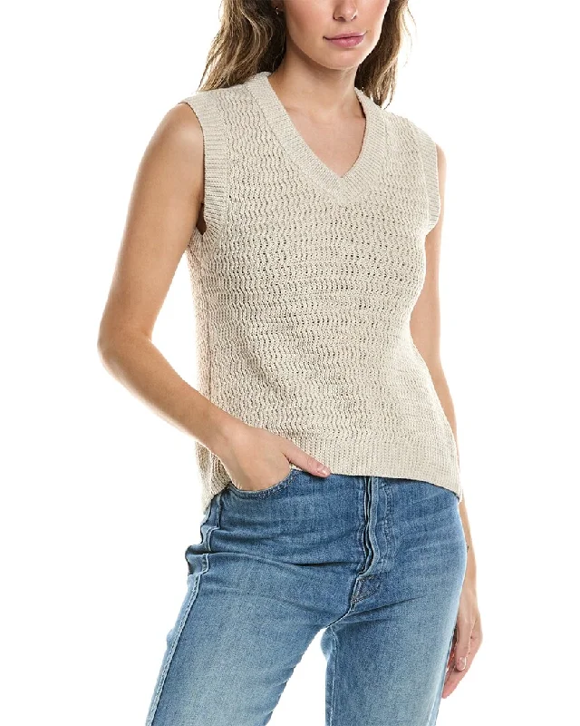 Flannel-Lined SweatersHUDSON Jeans Twisted Back Sweater