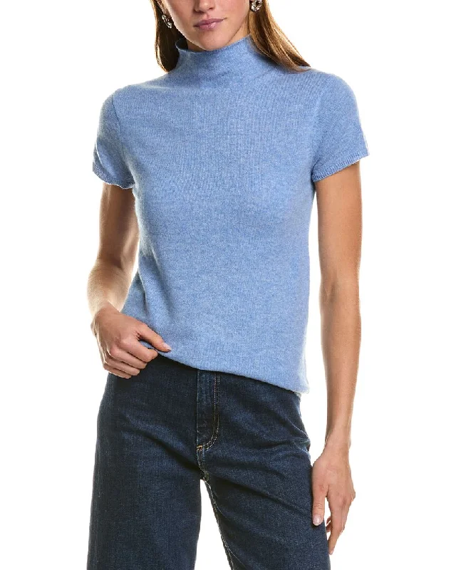 women's tops for statement-making outfitsInCashmere Turtleneck Cashmere T-Shirt