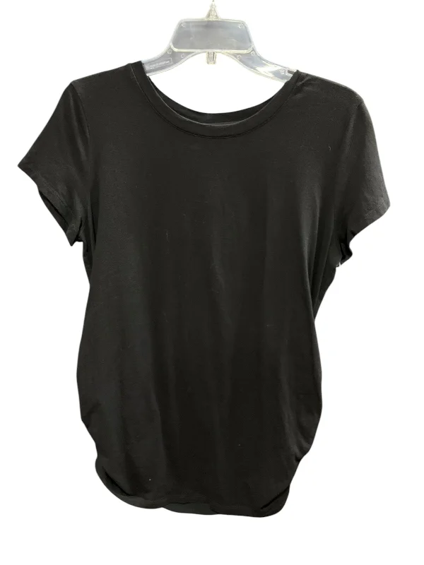 women's tops for those who want to create stylish and put-together outfits without spending a fortuneTop Short Sleeve Basic By Old Navy In Black, Size: L