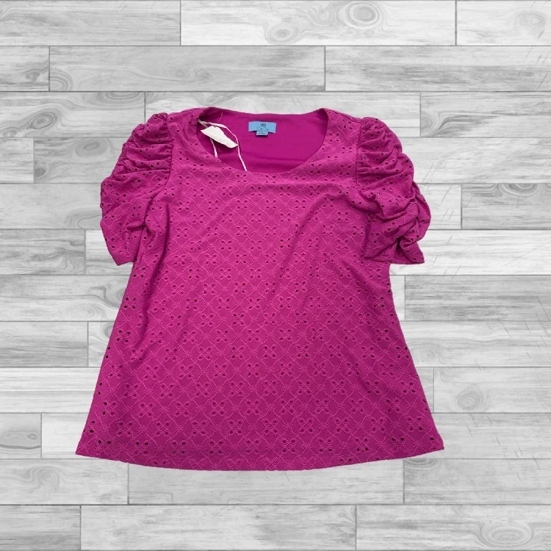 women's tops that offer a perfect blend of style, comfort, and affordabilityTop Short Sleeve By Cece In Pink, Size: S