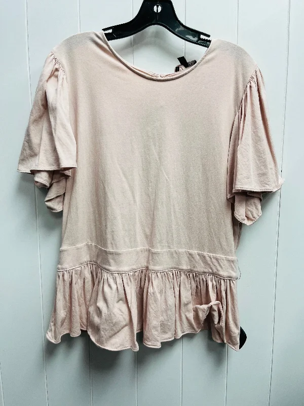 camisoles for womenTop Short Sleeve By Express In Mauve, Size: Xl