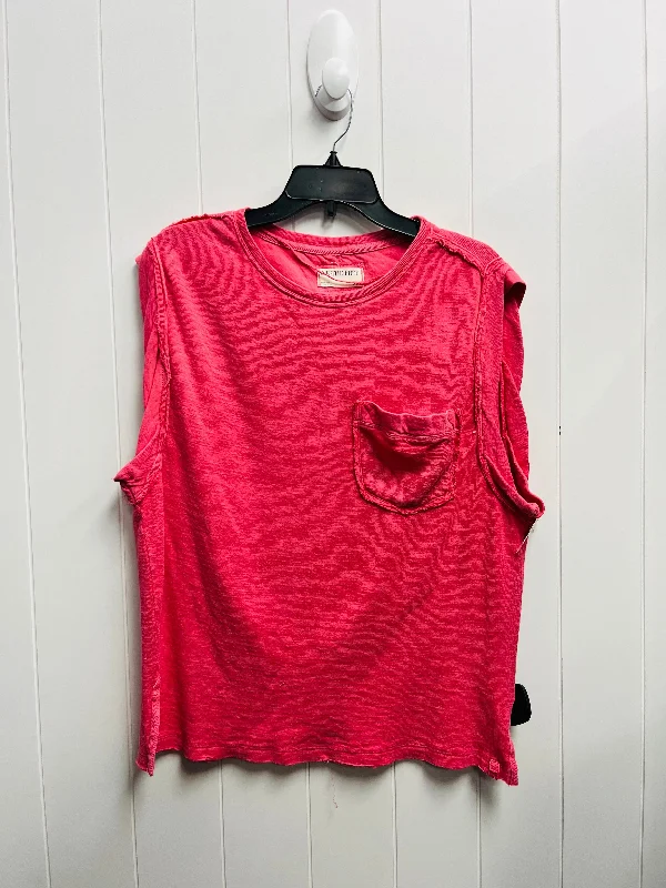 women's tops for cocktail partiesTop Short Sleeve By Free People In Coral, Size: Xs