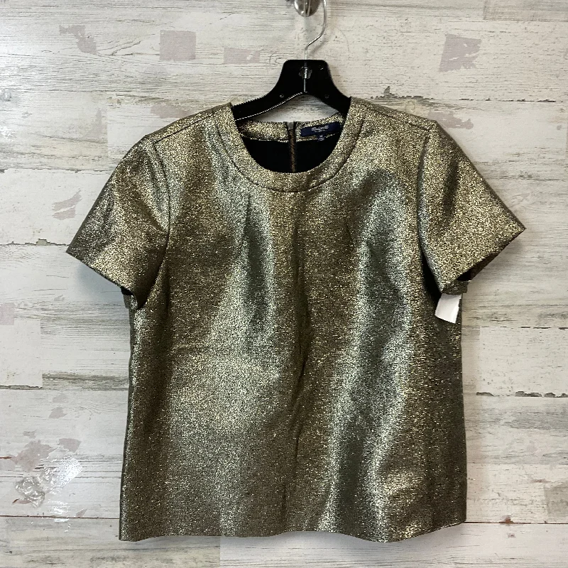 women's tops for those who want to stay cool and chic during warmer weatherTop Short Sleeve By Madewell In Gold, Size: M