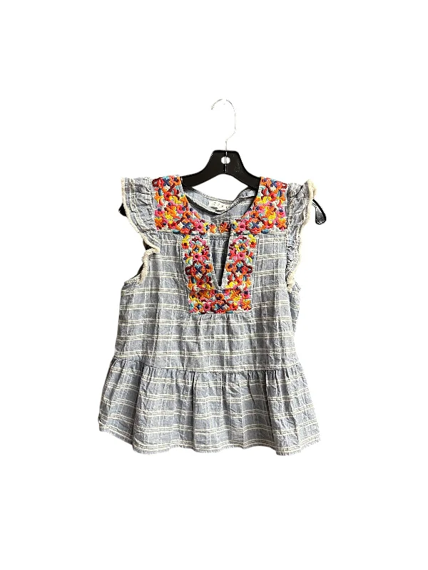 women's tops for casual FridaysTop Short Sleeve By Thml In Multi-colored, Size: S